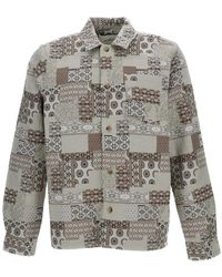Les Deux - Jacquard Shirt Jacket - Lyst