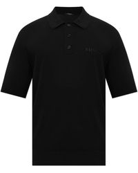 Balmain - Tops ,Zwart ,Katoen Geborduurd Vintage Poloshirt - Lyst