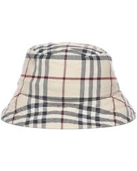 Burberry - Cappello bucket in cotone - Lyst