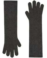 Max Mara - Accessoires ,Grijs ,Cashmere Korte Handschoenen - Lyst