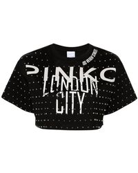 Pinko - Camisetas y polos negros con bomba jersey - Lyst