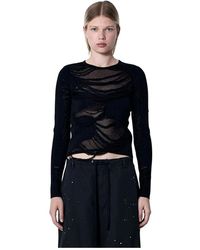 MM6 by Maison Martin Margiela - Long Sleeve Tops - Lyst