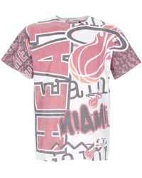 Mitchell & Ness - Tops ,Wit ,T-Shirt - Lyst