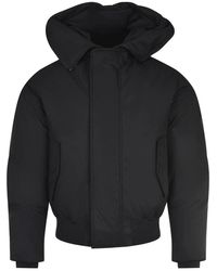 DSquared² - Jassen ,Zwart ,Leer Techno Down Bomberjack - Lyst
