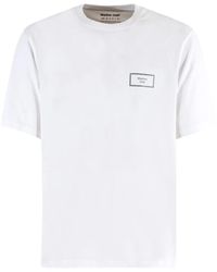 Martine Rose - Weißes logo print klassik t-shirt - Lyst