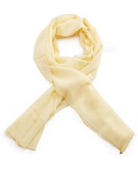 Patrizia Pepe - Stola scarf elegant silk scarf stole - Lyst