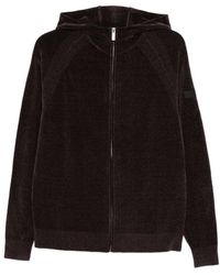 Rrd - Hoodies & Sweatvesten ,Bruin ,Polyester Zip Sweater - Lyst