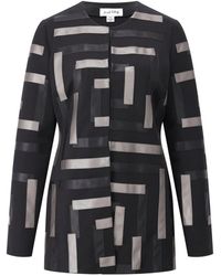 Joseph Ribkoff - Lichtgewicht Jas Met Geometrisch Patch-Design - Lyst