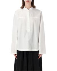 Studio Nicholson - Overhemden ,Wit ,Katoen Vega Shirt - Lyst