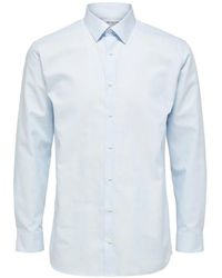 SELECTED - Baumwoll Langarmhemd Frühling/Sommer - Lyst