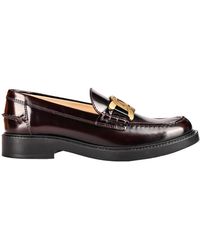 Tod's - Mocassini in pelle made in italy - Lyst