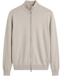 Kangra - Truien & Vesten ,Grijs ,Katoen Cardigan Full-Zip Finezza 14 - Lyst