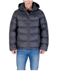 Calvin Klein - Gewatteerde Zip Jas Met Kap - Lyst