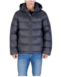 Calvin Klein - Gewatteerde Zip Jas Met Kap - Lyst