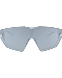 Versace - Ikonoische sonnenbrille mit einheitlichen gläsern - Lyst