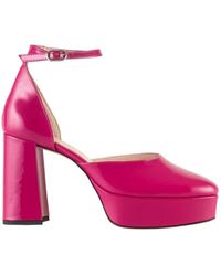 Högl - Elegante rosa lackleder pumps - Lyst