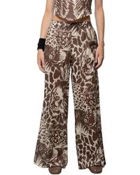 Kaos - Dierenprint Wijde Broek - Lyst
