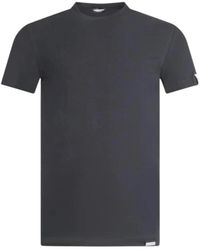 DSquared² - Tops ,Grijs ,Katoen Casual Katoenen T-Shirt - Lyst