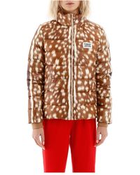 Burberry Deer Print Puffer Jacket - Bruin