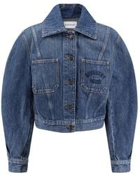 Givenchy - Jassen ,Blauw ,Katoen Cocoon Jacket - Lyst