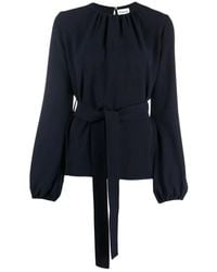 P.A.R.O.S.H. - Blouse Met Strikceintuur - Lyst