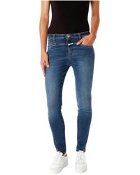 Closed - Jeans ,Blauw ,Denim Slim-Fit Jeans - Lyst
