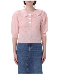 Alessandra Rich - Round-Neck Knitwear - Lyst