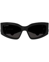 Balenciaga - Rechteckige sonnenbrille bb0321s dynasty line - Lyst