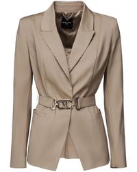 Guess - Jas Met Riem En Logo-Gesp - Lyst