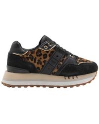 Blauer - Leopard braune sneakers - Lyst