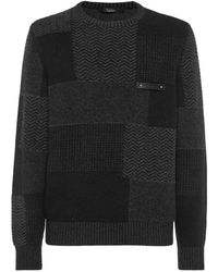 Billionaire - Pullover Rundhals Crest - Lyst