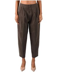 Dondup - Cropped Trousers - Lyst