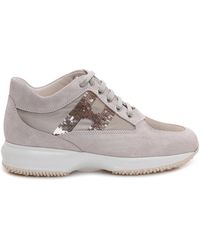 Hogan - Interactive Micro-Sequins Sneakers - Lyst