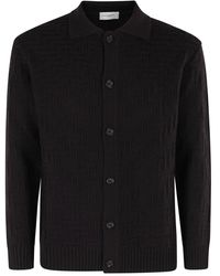 Paolo Pecora - Weiße Cardigan Strickjacke Mit Knopfverschluss - Lyst