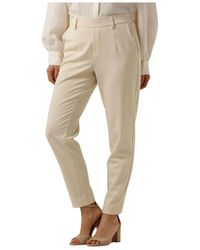 Object - Broeken ,Polyester Slim Pantalon Voor Vrouwen - Lyst