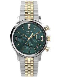 Timex - Accessoires ,Groen ,Herenhorloge Marlin Chronograaf - Lyst