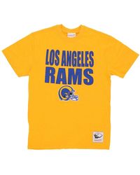 Mitchell & Ness - Tops ,Geel ,Katoen Losram Legendarische Slub Tee Nfl - Lyst