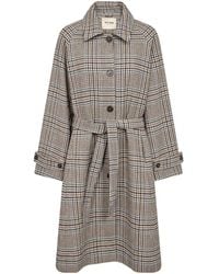 Mos Mosh - Jassen ,Wol Mmselestine Check Coat - Lyst