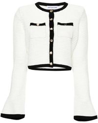 Self-Portrait - Cardigan crop - Lyst