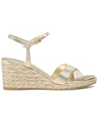 Stuart Weitzman - Schoenen ,Geel ,Dayna Espadrille Wedge - Lyst