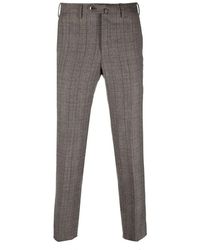 PT01 - Pantaloni in lana slim fit - Lyst