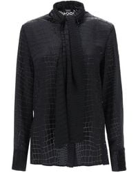 Versace - Klassisches weißes button-up hemd - Lyst