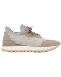 Eleventy - Wolmix Gebreide Sneakers - Lyst
