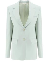Lanvin - Jassen ,Groen ,Wol Blazers - Lyst