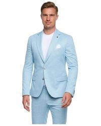 Zuitable - Dinick chk hellblauer karierte blazer - Lyst