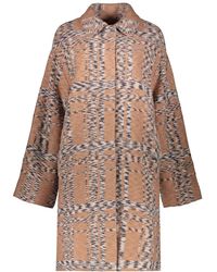 Missoni - Jassen ,Veelkleurig ,Wol Klassieke Wollen Jas - Lyst