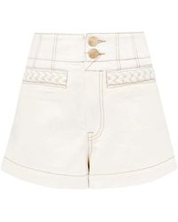 Zimmermann - Roselight Denim Short - Lyst