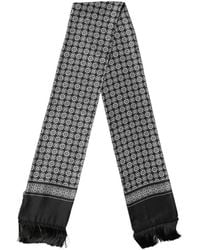 Dolce & Gabbana - Silk Geometric Neck Wrap 142Cm X 15Cm Scarf - Lyst
