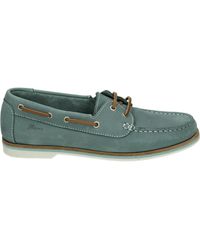 Sioux - Schoenen ,Blauw ,Leer Sportieve Lage Damesschoenen Lichtblauw - Lyst