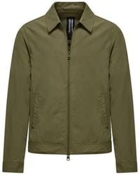 Bomboogie - Jassen ,Groen ,Katoen Jacket Collo Camicia - Lyst